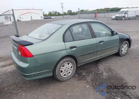 2004 Honda Civic Vp z USA, uszkodzony, nr VIN 2HGES16354H596460